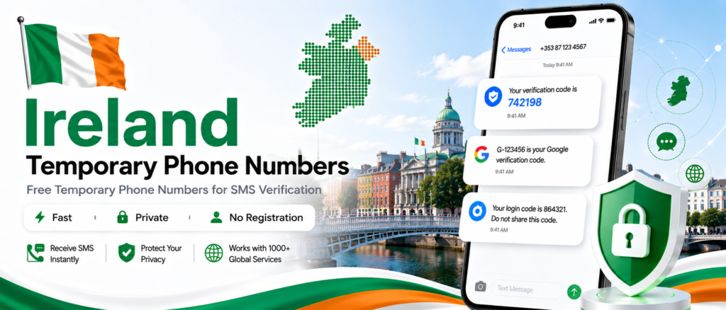 Banner of Ireland Free Temprory Phone Number