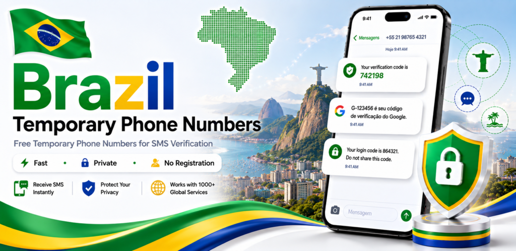 Banner of Free Brazil Temporary Number