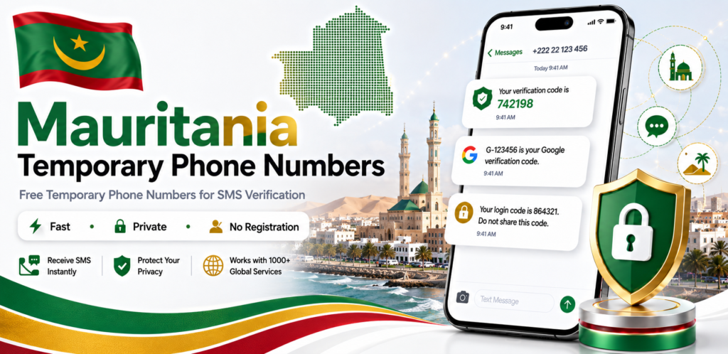 Banner of Free Mauritania Temporary Number